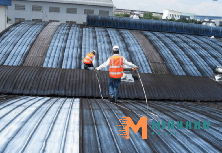 Quy trình sửa chữa mái tôn nhà xưởng tại Vật Tư Minh Anh