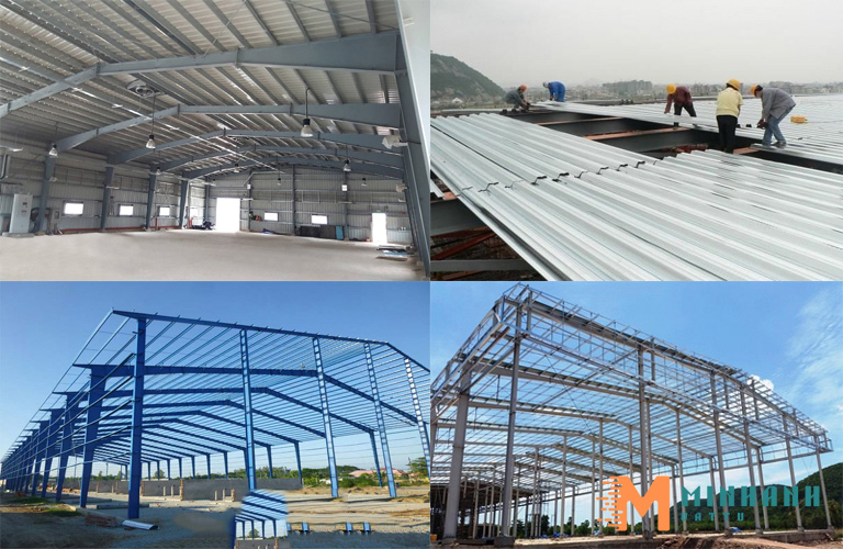 Quá trình làm nhà mái tôn khung thép tại Vật Tư Minh Anh được thực hiện đúng tiêu chuẩn, khoa học, đáp ứng được mọi nhu cầu của khách hàng
