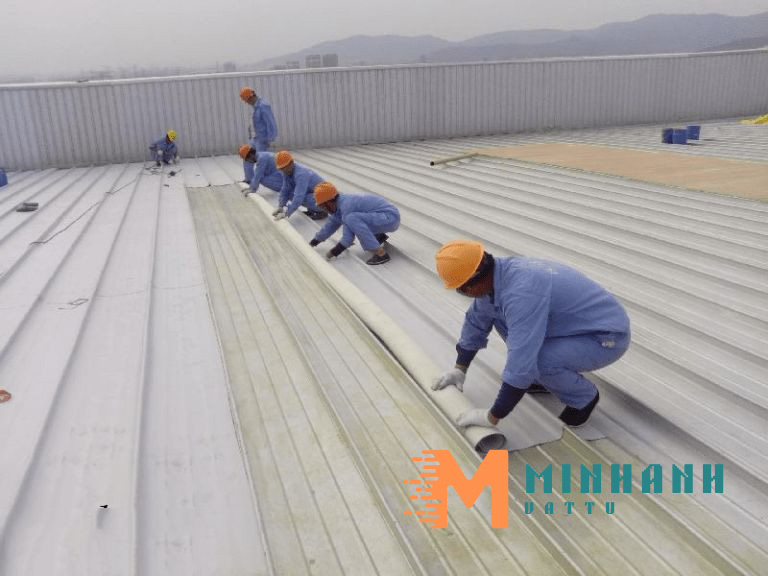 Quy trình sửa mái tôn nhà xưởng tại Vật Tư Minh Anh